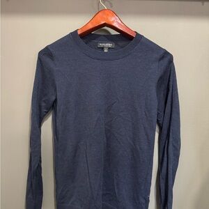 Merino Wool women’s sweater Navy Blue